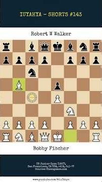 Bobby Fischer vs Robert W Walker • US Junior Open - San Francisco, 1957