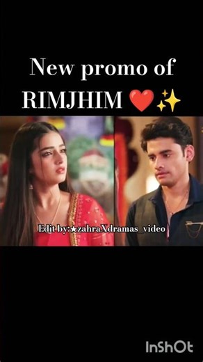 new promo of RIMJHIM ❤️✨ #rimjhim #newpromo #yashikasharma #love #himanshuawasthie #rimeer #update