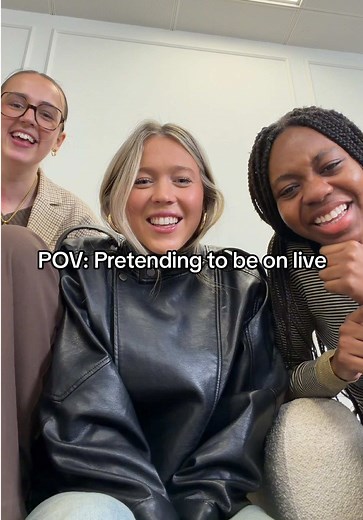 Yes Frankie does work here & no, Sapna is not joining the live 🤣 Pretending To Live Stream Office Challenge LuxeGen TikTok Live Prank