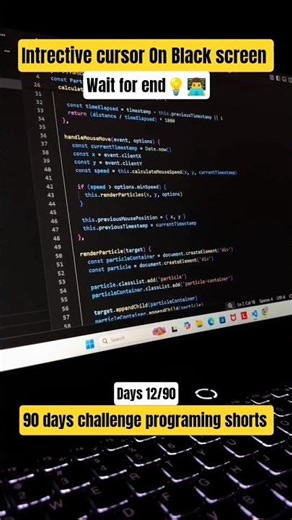 Intrective cursor move on screen and amazing output💡👨‍💻 | #shorts #programming #coding