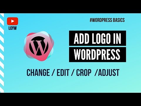 Add Logo in Wordpress Website | Wordpress Tutorial for Beginners