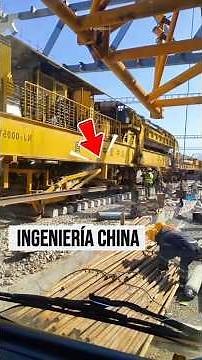 El Secreto de China: Mega Máquinas Construyendo Vías en Tiempo Récord 🚄