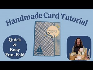 Easy Fun Fold Card Tutorial // Peek-A-Boo Card // StampinUp