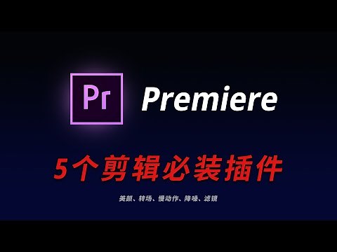 【Premiere】视频剪辑必装插件，5个PR插件推荐
