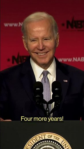 'Four More Years' Chant Breaks Out at Biden Speech