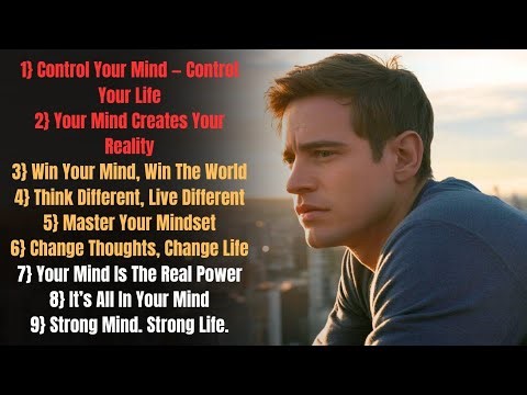 Control Your Mind, Control Your Life – The Secret to a Master’s Mindset...!