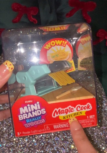 Mini Brands Really Works Magic Cook Kitchen Pasta Machine #asmr #mini #minibrands #fyp #creatorsearchinsights