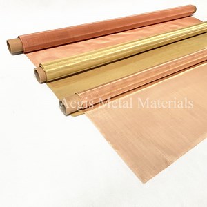 [Hot Item] Radiation Shielding Materials Copper Fabric 80 100 120 150 Mesh Woven Copper Wire Mesh