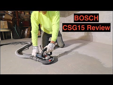 BOSCH CSG15 Concrete Grinder Review