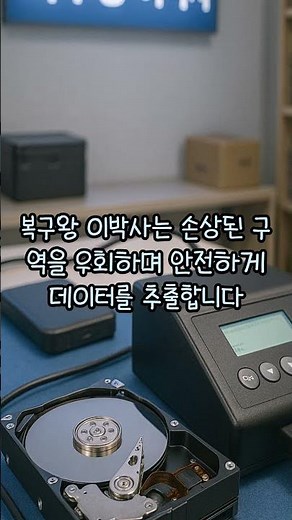 HDD 소음·배드섹터 발생… 데이터 복구 정말 가능할까요?전문 포렌식 복구센터가 정확하게 알려드립니다! #복구왕이박사 #smartphone #ssd외장하드