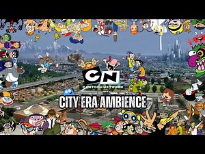 Cartoon Network City Ambience (Day & Night) – 3 Hour Nostalgic Background Screensaver | Toon Room 🏙️