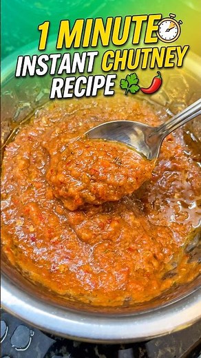 🍅 1 Minute Instant Chutney Recipe ⏱️ Quick Side Dish for Idli & Dosa 🥥