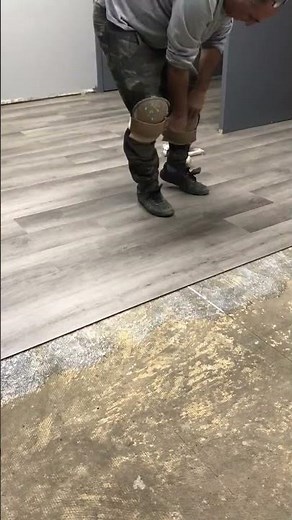 Vinyl Flooring Installation In Toronto: Loose Lay Vinyl Install with Direct Glue Down Method. Part 2