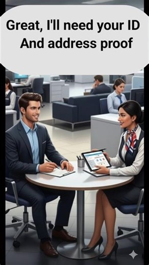 Speak English at the Bank | Easy English Conversation At Bank for Beginners #shortsfeed