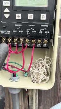 240v Intermatic Digital timer wiring with a 240v pump