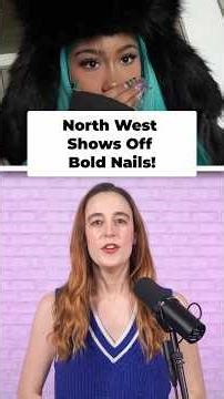 North West Shows Off Bold Spiked Nails!