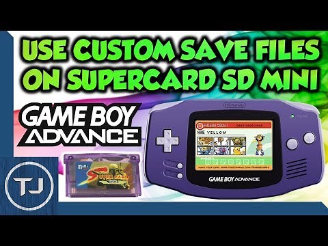 Use Game Save Files On SuperCard SD Mini (GameBoy Advance)