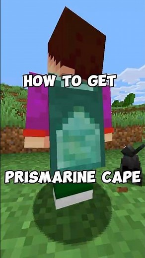 How to get prismarine cape in Minecraft #minecraft