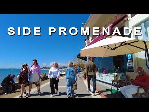 SIDE HEUTE - ALL HOTELS PROMENADE / Beach /Walking tour TURKIYE 2026 🥰🇹🇷 #sideturkey #beach