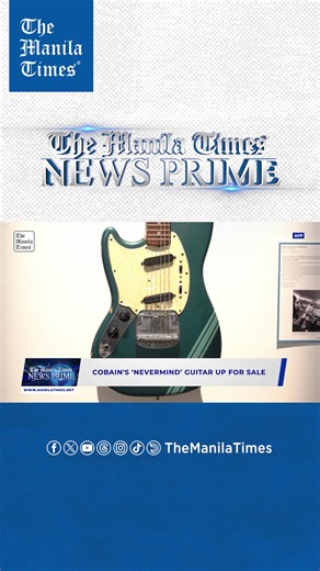 Kurt Cobain's 'Nevermind' guitar up for sale The guitar played by late rock legend Kurt Cobain on “Smells Like Teen Spirit” is up for sale. The 1966 Fender Mustang is among a treasure trove of instruments and musical memorabilia which will be auctioned off next month. The collection includes guitars played by the Beatles, Pink Floyd’s Dave Gilmour, the Grateful Dead’s Jerry Garcia, and Eric Clapton. But the most expensive item in the collection is Cobain’s guitar. Experts say it might sell for u