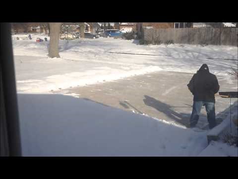 The fastest way to shovel your driveway. How to: