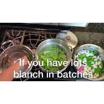 How to Blanch Basil