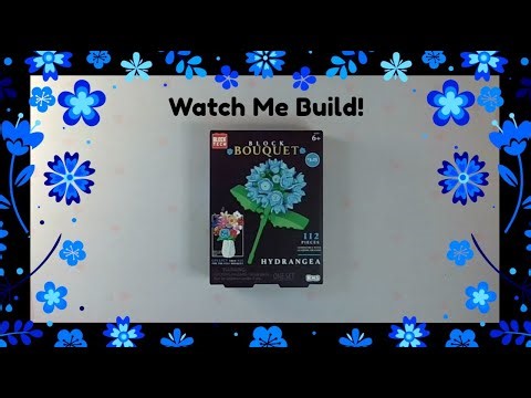 Watch Me Build! Block Tech - Block Bouquet - Hydrangea - Sped Up with Music