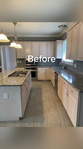 You guys, WE DID THIS!!! I cannot believe this transformation! ✨ #kitchenremodel #diyproject #homeimprovement #hgtv