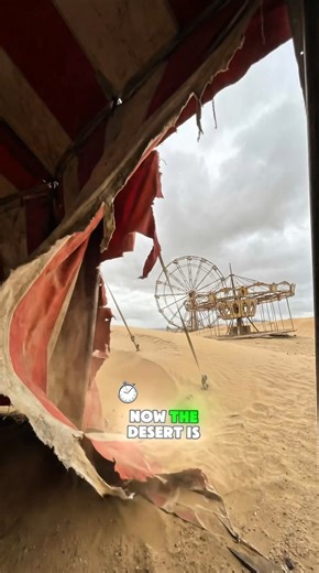 This forgotten circus near Amboy, California once brought life to the Mojave Desert. After shutting down in nineteen eighty nine, sandstorms slowly buried the tents, stages, and rides. What remains feels frozen in time. Would you explore this place? #abandoned #urbex #forgottenplaces #desertexploration #mysteryplaces #historylost #explore (This is an AI-generated fictional abandoned location and a fictional story.) | DelloS - Urbex