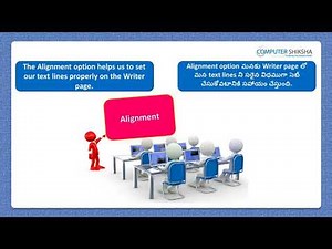 Class 12 Open Office Writer 1 - Learn computers - Computer Education Online & Free (In Telugu)