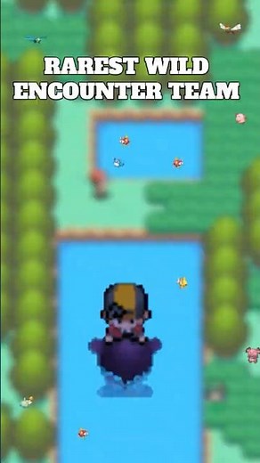 How To Get The RAREST WILD ENCOUNTER TEAM | Pokémon Heartgold & SoulSilver #shorts