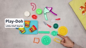 Play-Doh Little Chef Starter Set, 14 Play Kitchen Accessories, Kids Toys for 3 Year Olds and Up, Preschool Crafts