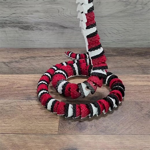 3D Printed Articulated Snake, 42 Inches Long - Etsy