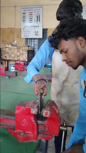 How to use bench vice #itiwelder #Short