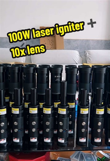 100W laser igniter ➕ 10x lens#TikTok #laser #laserigniter #tool #light