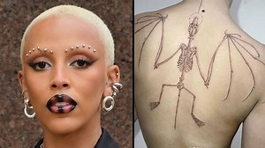 Doja Cat explains the meaning behind her giant new bat skeleton tattoo