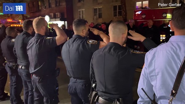 Procession for FDNY EMS lieutenant who was fatally stabbed in Queens