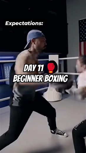 Expectations vs Reality: Boxing 🥊 (Day 11) #shorts #beginnerboxing