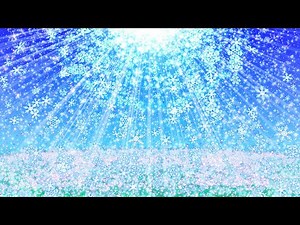 四季【 空の光と雪の結晶-冬】自作動画編集用の無料（フリー）素材-Free Material-背景用動画素材集｜旅行やイベントの動画制作、学校行事ビデオがおススメ｜きれい系の映像や爽やか系動画に合う