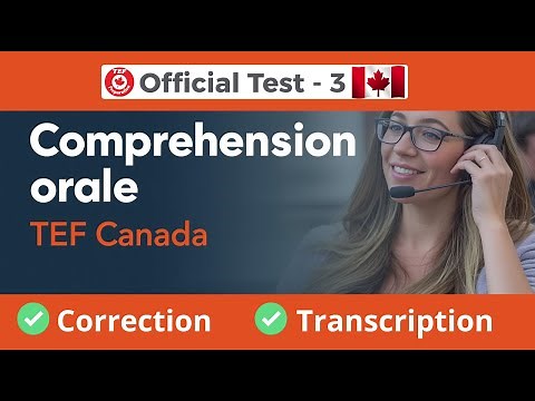 TEF Canada Listening Test (TEF exam preparation – Mock Exam) 03