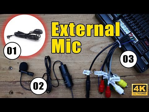 How to connect external mic to your car stereo with testing video.