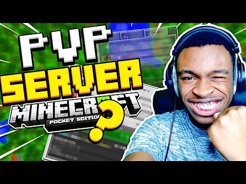 BEST PVP SERVER FOR MCPE! (Minecraft Bedrock Edition)