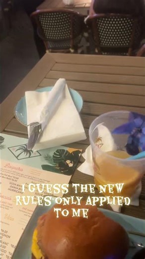 I guess the rule only applied to me. She made me put my card on file before I got my drink or food