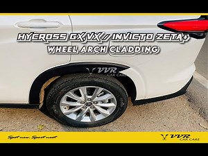 Innova Hycross wheel arch cladding | Invicto wheel arch cladding | VVR Car Care | 9514140203