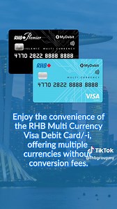 RHB Multi Currency Visa Debit Card/-i for Global Business Expansion