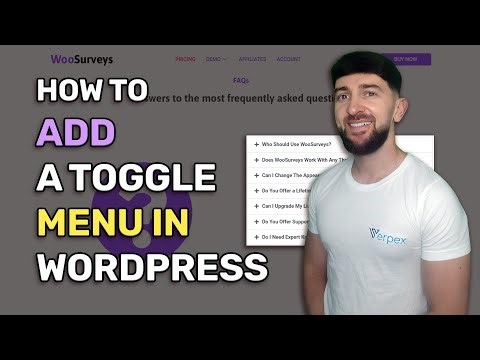 How to Add Toggle Menu in WordPress