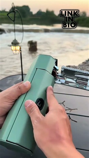 🔥 Portable Gas Stove for Travelling & Camping | Mini Gas Stove🏕️🍳#camping #travelgadgets #shorts