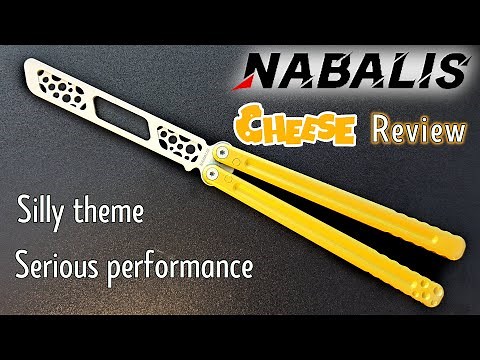 It looks funny, but it's seriously GRATE! Nabalis Cheese Balisong Review