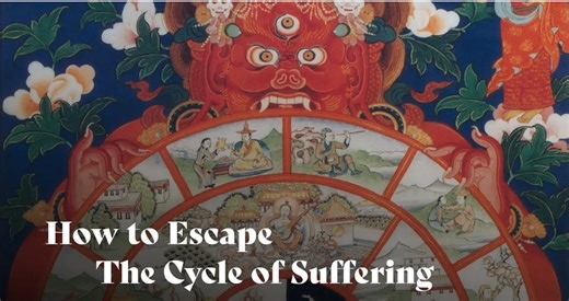 2.4K views · 72 reactions | Understanding and accepting the realities of samsara, including the inevitability of death and the suffering inherent in existence, individuals can better manage life's challenges. Learn more about how to escape the cycle of suffering with Geshe Namdak! | Study Buddhism | Facebook