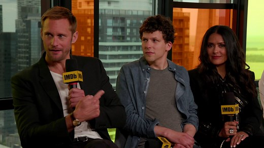 Salma Hayek and Alexander Skarsgård share the struggles of filming in a hot tub for hours in 'The Hummingbird Project' (2018). Catch the full interview at 👉 imdb.to/hummingbirdproject | IMDb